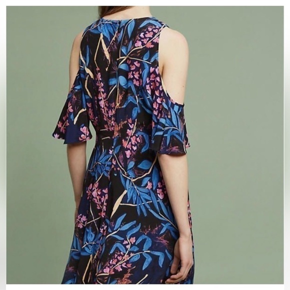 Maeve Elia from Anthropologie Cold Shoulder Dress - Picture 2 of 9